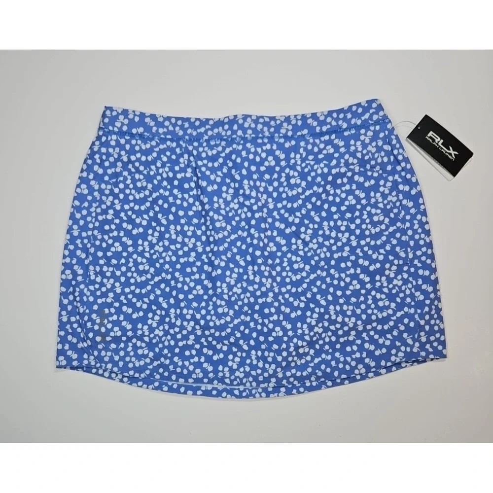 RLX Ralph Lauren Womens‎ Blue Golf Skort Size Large NWT